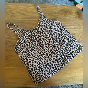 ARQ Crop Tank Leopard Print Size S GUC
